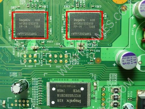 Hynix 512MB HY5RS123235BFP-14 Flash GDDR3 IC Chip for XBOX360 Falcon - Image 3