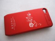 1800MAH External Power Pack Battery Charger Stand Case Cover for iPhone 4 4S - Red 02