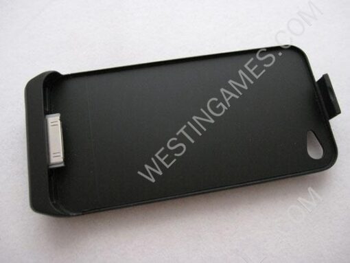 1800MAH External Power Pack Battery Charger Stand Case Cover for iPhone 4 4S - Black - Image 3