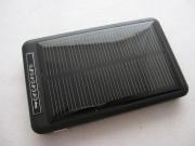 Solar Mobile Charger + 5000mAH Power Bank for iPad/iPhone/Mobile Phone/MP4/GPS - Black 02