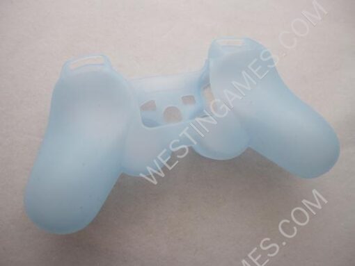 Silicone Protective Case for PS3 Controllers Light Blue (Nude Packs) - Image 2