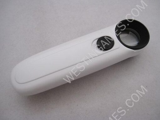 40X High Power Hand Held Magnifier Magnifying Glass with 2 LED Light