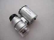60X Super Mini Microscope with 2-LED Illumination + Money/Currency Detecting UV Light