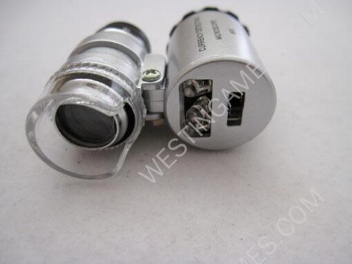 60X Super Mini Microscope with 2-LED Illumination + Money/Currency Detecting UV Light - Image 3