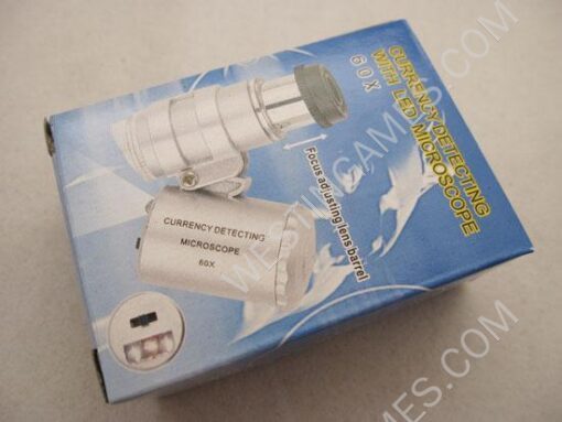 60X Super Mini Microscope with 2-LED Illumination + Money/Currency Detecting UV Light - Image 6