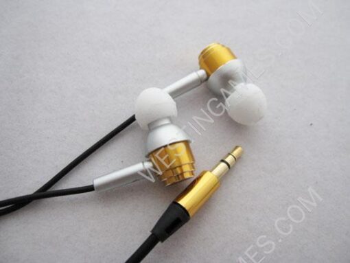 JBM MJ-700 Super-Bass Stereo In-Ear Earphones - Gold - Image 4
