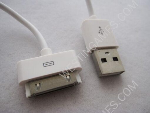 6Pin USB Sync Charging & Data Cable Cord White for iPhone 4 4S /iPad 2 3 (2M) - Image 2