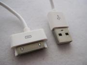 6Pin USB Sync Charging & Data Cable Cord White for iPhone 4 4S /iPad 2 3 (2M) 02