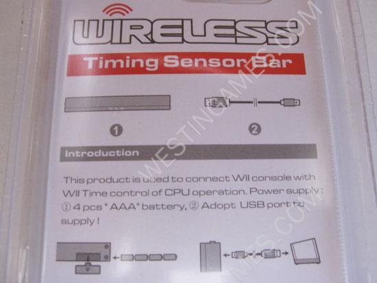 Wireless Sensor Timing Bar for WII (With USB Cable) - Image 4