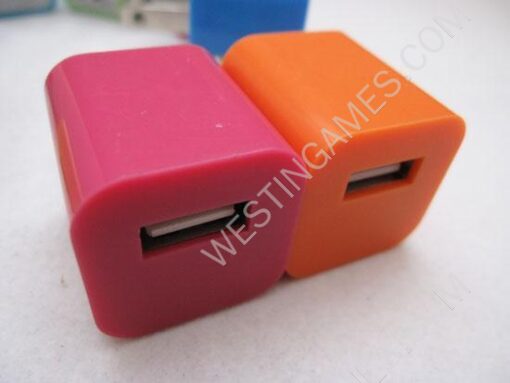 USB Power Charger Adapter White for iPhone 4/4S US Plug (Colors) - Image 3