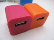 USB Power Charger Adapter White for iPhone 4/4S US Plug (Colors) 03