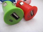 USB Car Power Charger Black for iphone/iPad/iPod/Galaxy Tab & Mobile Phone (Colors) 03