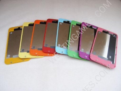 Replacement Complete iPhone 4 4G Glass Back Cover Housing- Colors - Image 2