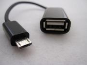 Male to Female OTG Host Micro USB Converter Adapter Kit Cable for Samsung Galaxy Mobile Phone 02