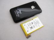 Complete Rear Back Case Housing Assembly 16GB for iPhone 3gs - Black