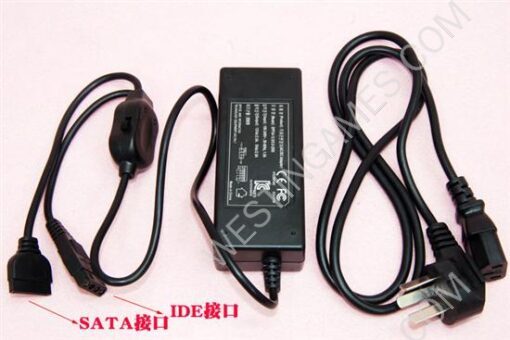 MOLEX IDE+SATA HDD 12V+5V DC-AC Power Supply Adapter Unit w/switch - Image 6