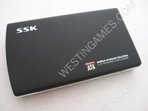 Storage Solution Black SSK SHE046 USB2.0/eSATA 2.5" HDD Enclosure Case