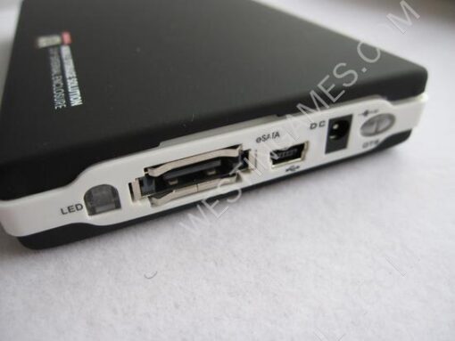 Storage Solution Black SSK SHE046 USB2.0/eSATA 2.5" HDD Enclosure Case - Image 3