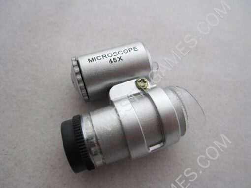 45X Super Mini Microscope with 2-LED Illumination
