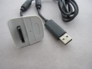 New 4800Mah Play and Charge Cable + Battery Kit for XBOX360 & Slim - White 05