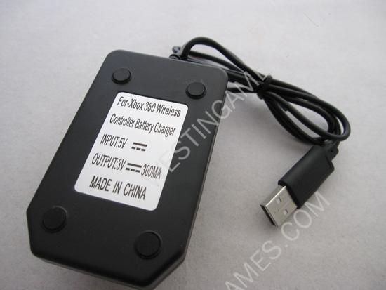 4 in 1 Battery Charging Kit with 4800mAH Battery Recharger Pack for XBOX360 & Slim - Black - Image 4