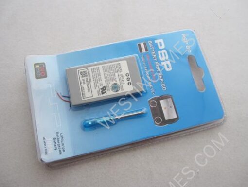 3.7V 1860mAh Replacement Rechargeable Battery with Screwdriver for PSP GO