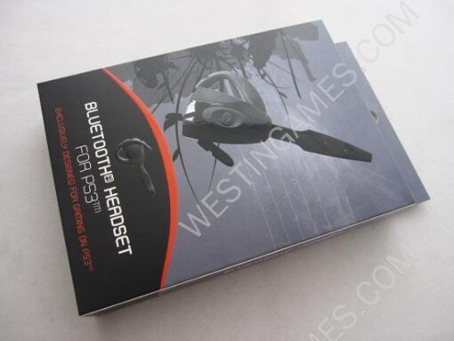 Bluetooth Earphone Headphone with Handle & USB Charging Cable for Playstation 3 PS3