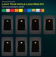 New Luminescent Logo Glow LED Light Mod Kit with Breath Lamp for Apple iPhone 4 - Black/White 05