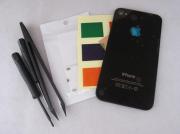 Luminescent Logo Glow light Mod Kit By led Panel & Fixing Sticker for iPhone 4 - Black/White 04