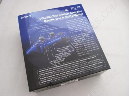 Bluetooth Wireless Controller New Blister Packing for Sony PS3 US Version - Blue - Image 6