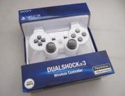 Bluetooth Wireless Controller New Blister Packing for Sony PS3 US Version - White
