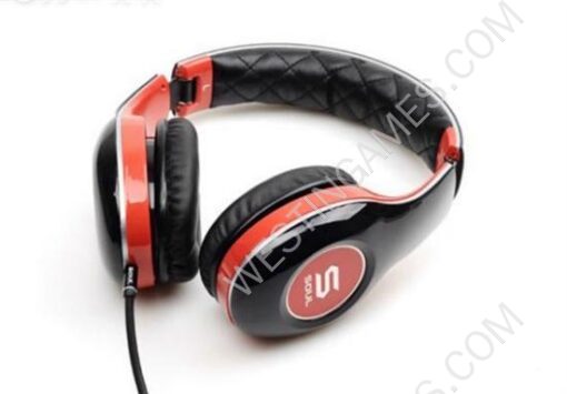 Soul by Ludacris SL150 Pro Hi-Definition On-Ear Headphones - Red/Black - Image 2