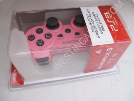 Dual Shock DualShock 3 Wireless Bluetooth SIXAXIS Controller Pink for All PS3 (New) - Image 2