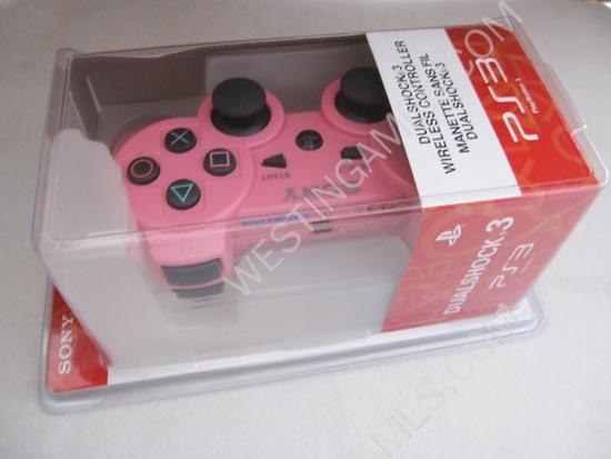 Dual Shock DualShock 3 Wireless Bluetooth SIXAXIS Controller Pink for All PS3 (New) - Image 2