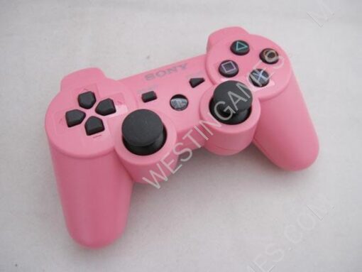 Dual Shock DualShock 3 Wireless Bluetooth SIXAXIS Controller Pink for All PS3 (New) - Image 3