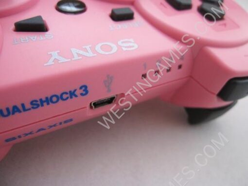 Dual Shock DualShock 3 Wireless Bluetooth SIXAXIS Controller Pink for All PS3 (New) - Image 5