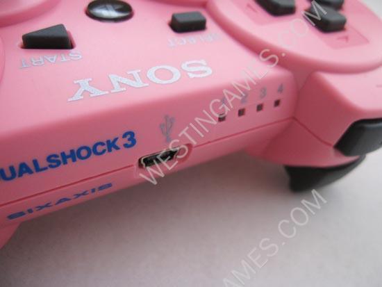 Dual Shock DualShock 3 Wireless Bluetooth SIXAXIS Controller Pink for All PS3 (New) - Image 5