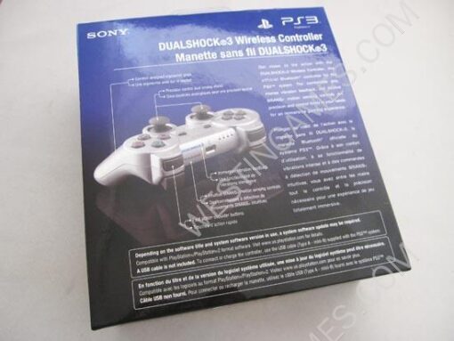 Bluetooth Wireless Controller New Blister Packing for Sony PS3 US Version - Silver - Image 6