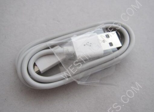 1M USB Data & Charging Cable V8 for HTC/Samsung Mobile Phone - White