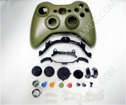Replacement Housing Shell Case for New XBOX360 Wireless Controller - Army Green