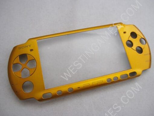 Replacement Faceplate Cover for SONY PSP 3000/Slim -Gold