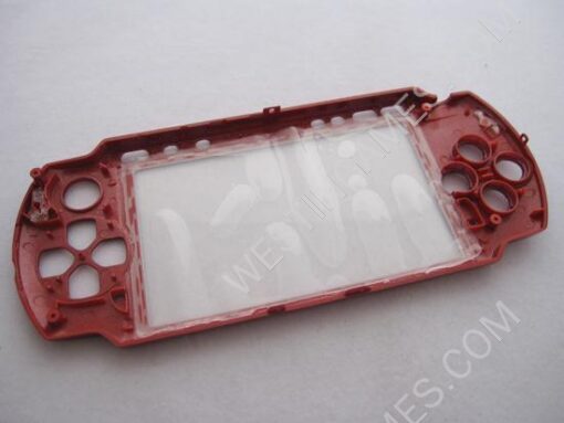 Replacement Faceplate Cover for Sony PSP 3000/Slim - Red - Image 2