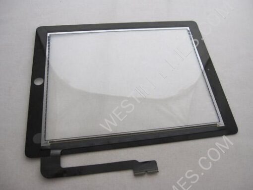 Replacement Digitizer Touch Screen Panel for iPad 3/ iPad 4 - Black - Image 2