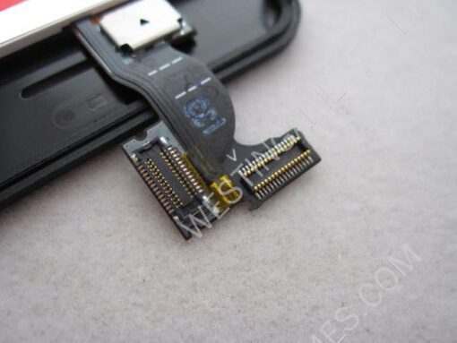 LCD Screen And Touch Screen Digitizer Glass Frame Assembly for Apple iPhone 4 - Black - Image 3