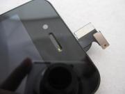 LCD Screen And Touch Screen Digitizer Glass Frame Assembly for Apple iPhone 4 - Black 04