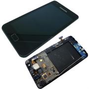 Complete Samsung Galaxy S2 i9100 LCD Screen +Touch Digitizer with Frame/Button Assembly - Black