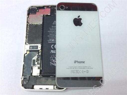 Battery Back Glass Cover Case for Turning iPhone 4S to iPhone 5 - 8 Colors