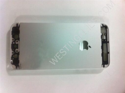 Battery Cover Back Housing with Middle Frame and Glass for iPhone 5 5G - White (A)