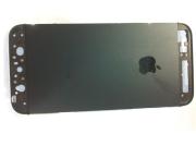 Battery Cover Back Housing with Middle Frame and Glass for iPhone 5 5G - Black (A)