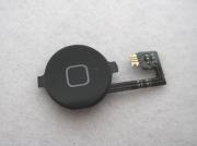 Back Home Button & Home Button Flex Cable Black for iphone 4 4G (OEM)